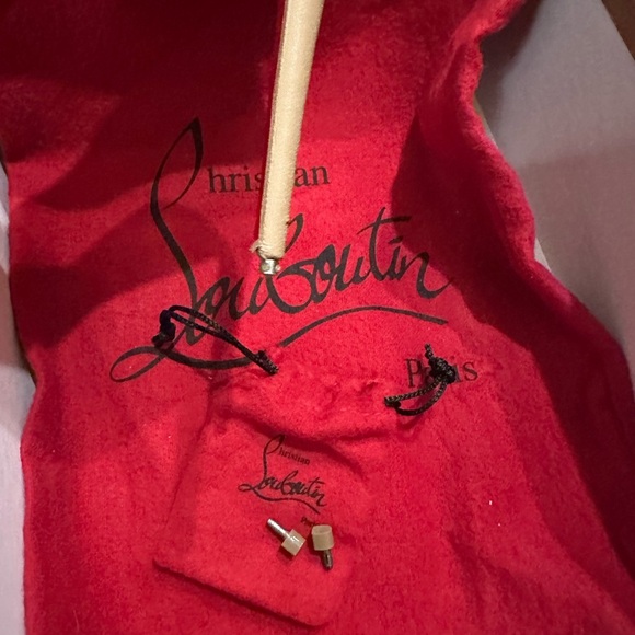 Christian Louboutin Beige Stiletto Heels size 41.5 - Picture 7 of 14